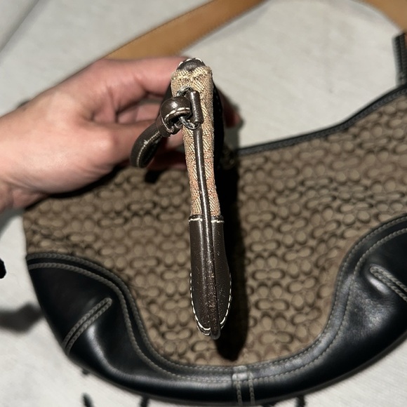 Coach Brown small signature hobo bag and wristlet 💕 vintage - Picture 9 of 16
